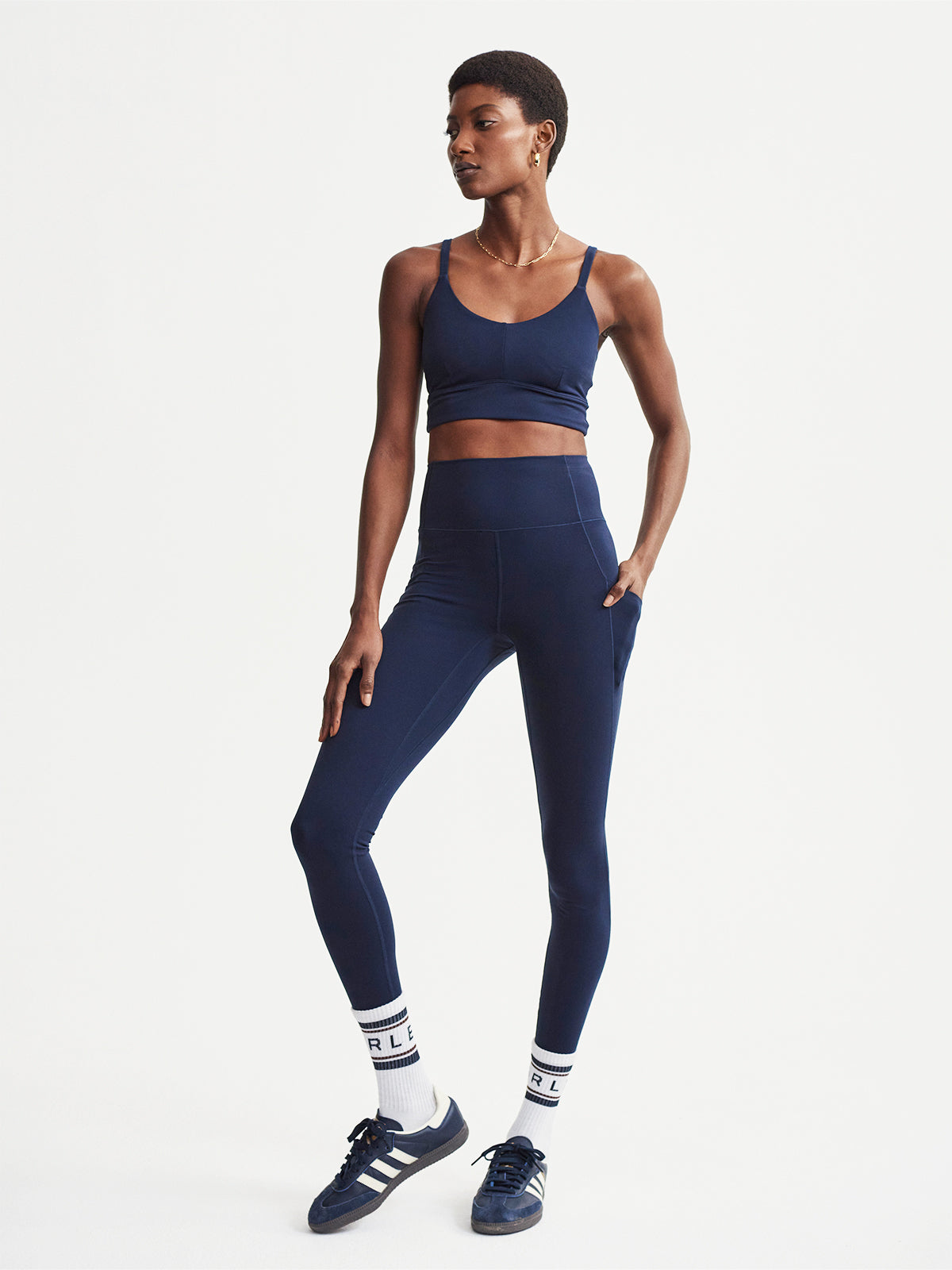 Dark Sapphire High Pocket 25" Leggings