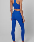 Royal Blue Ribbed Walker Leggings