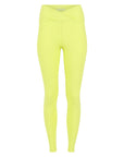 Cyber Lime Ribbed Veronica Leggings