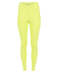 Cyber Lime Ribbed Veronica Leggings