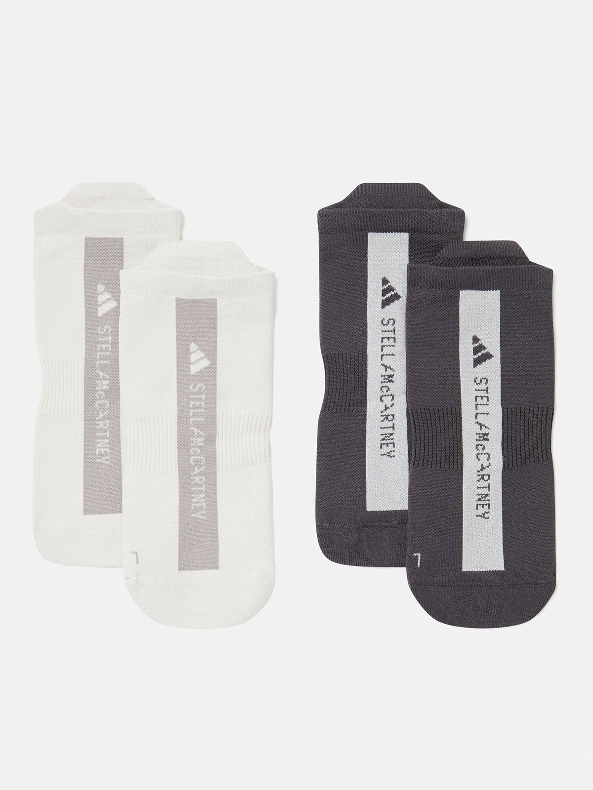 Dark grey and off white Low Socks 2 Pack