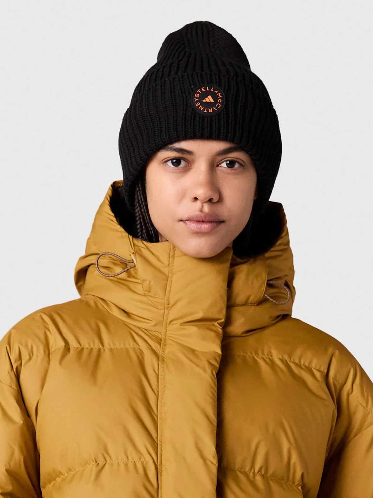 Black and Orange Beanie