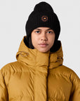 Black and Orange Beanie