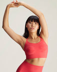 Pink Seamless TrueStrength Yoga Bra
