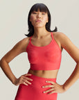 Pink Seamless TrueStrength Yoga Bra