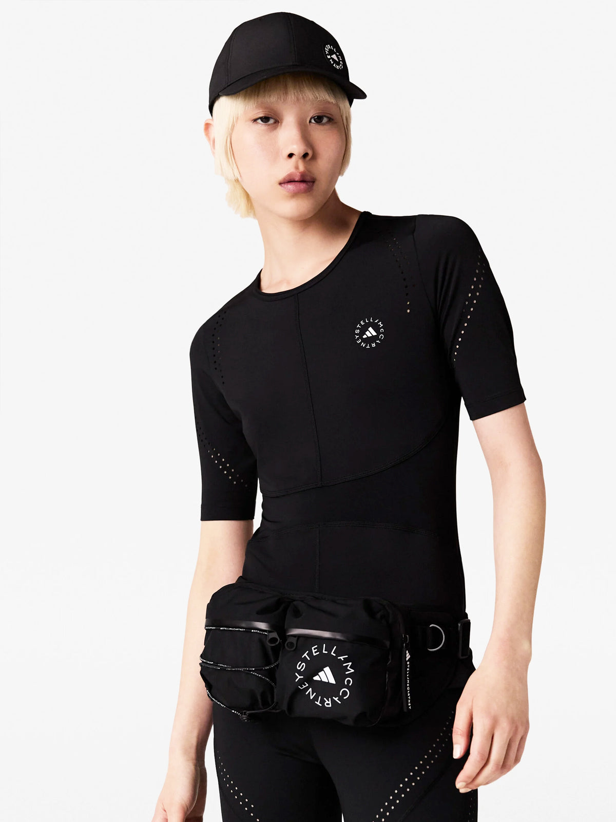 Black Logo Bum Bag