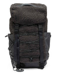 Carbon Grey Teddy Fleece Backpack
