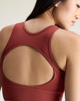 Burnt Sienna TruePurpose Cropped Sleeveless Training Top
