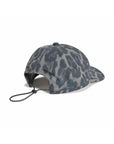 Dove Grey and Carbon Leopard Print Running Cap