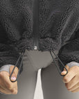Carbon Grey Full-Zip Winter Fleece
