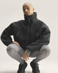 Carbon Grey Full-Zip Winter Fleece
