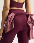 Maroon Full Length Training Leggings