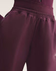 Maroon Zip Track Pants