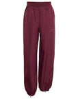 Maroon Zip Track Pants