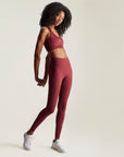 Shadow Red TruePurpose Optime Training Leggings