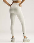 White and Orbit Grey Leopard Print TruePurpose 7/8 Training Leggings