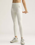 White and Orbit Grey Leopard Print TruePurpose 7/8 Training Leggings
