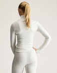 White and Orbit Grey Leopard Print TruePurpose Midlayer Zip Training Jacket