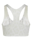 White and Orbit Grey Leopard Print TruePurpose Power Impact Training Bra