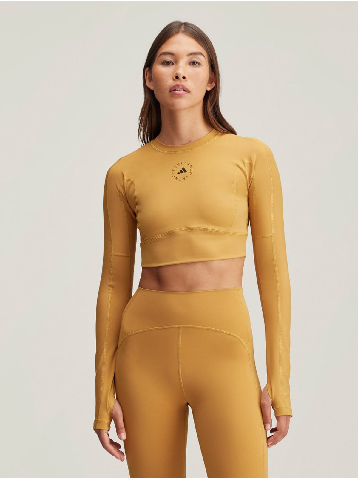 Desert Dune TrueStrength Yoga Crop Top