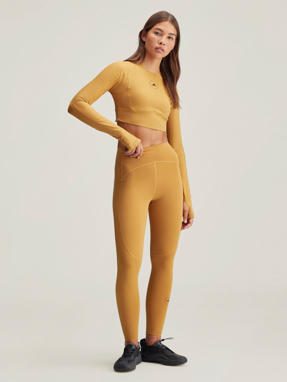 Desert Dune TrueStrength Yoga Crop Top