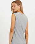 Grey Muscle Tank Top