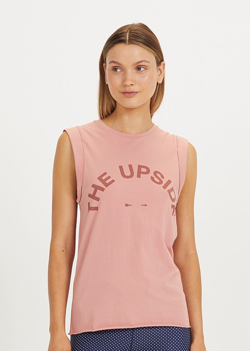 Rose Dawn Muscle Tank Top