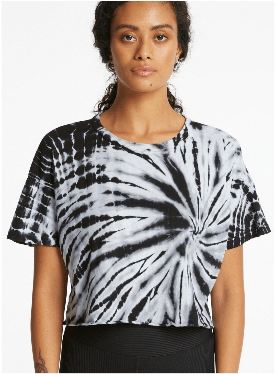 Tie Dye Cropped Tee