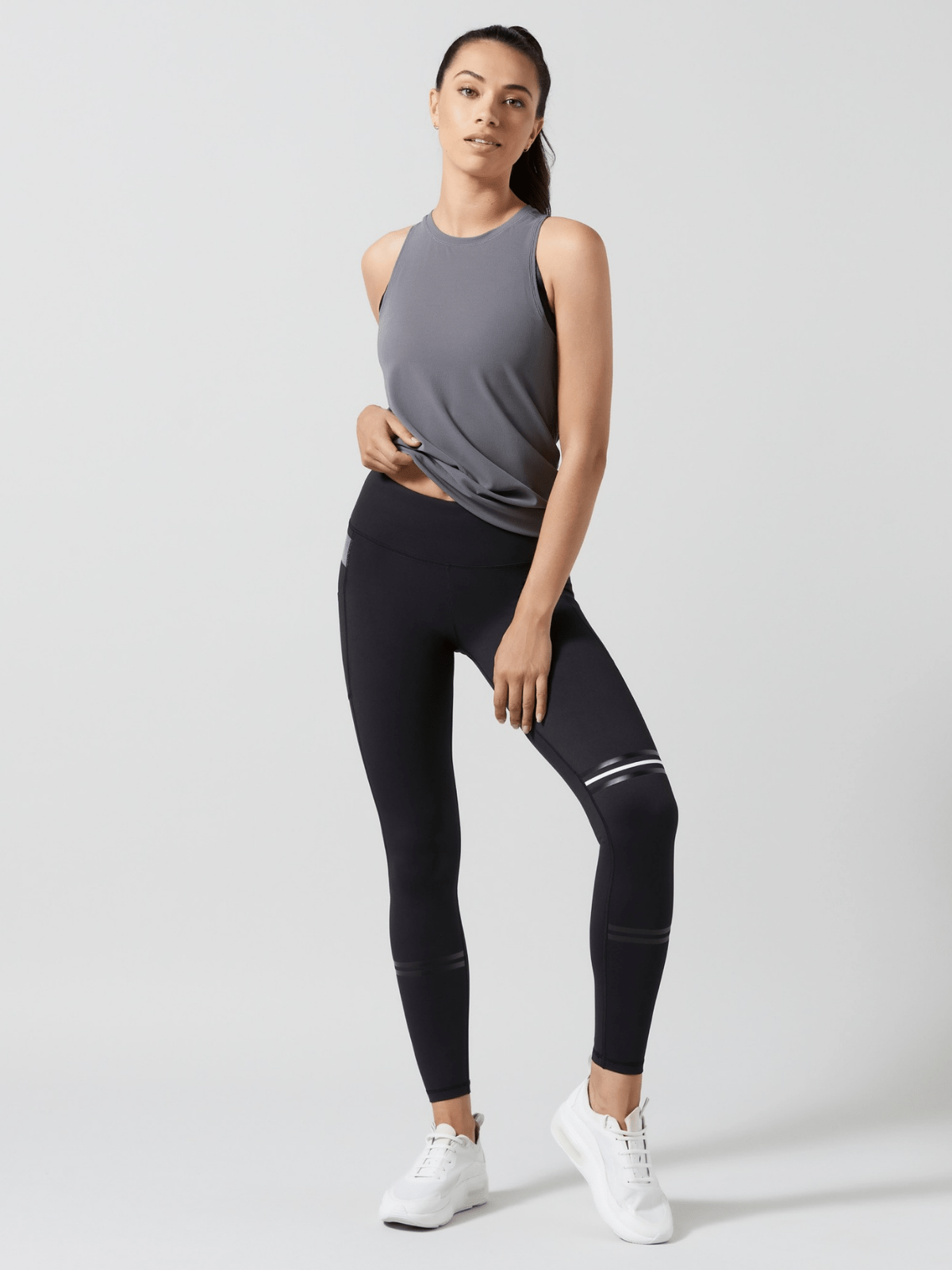 Charcoal Kendall Tank Top