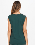 British Green Muscle Tank Top