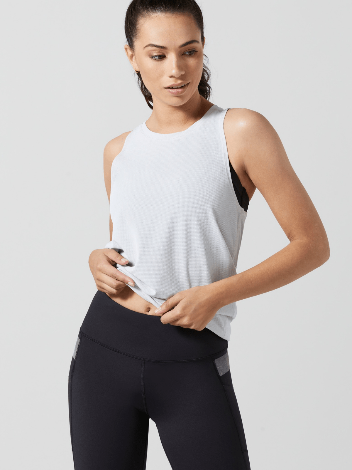 Light Grey Kendall Tank Top