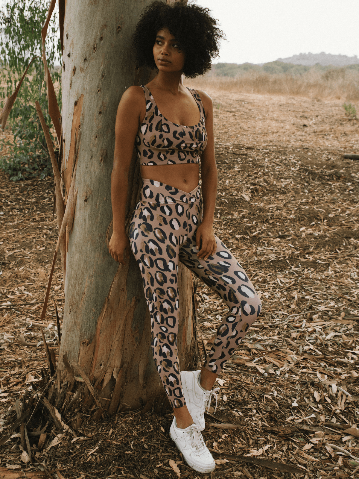 Tan Leopard Veronica Leggings