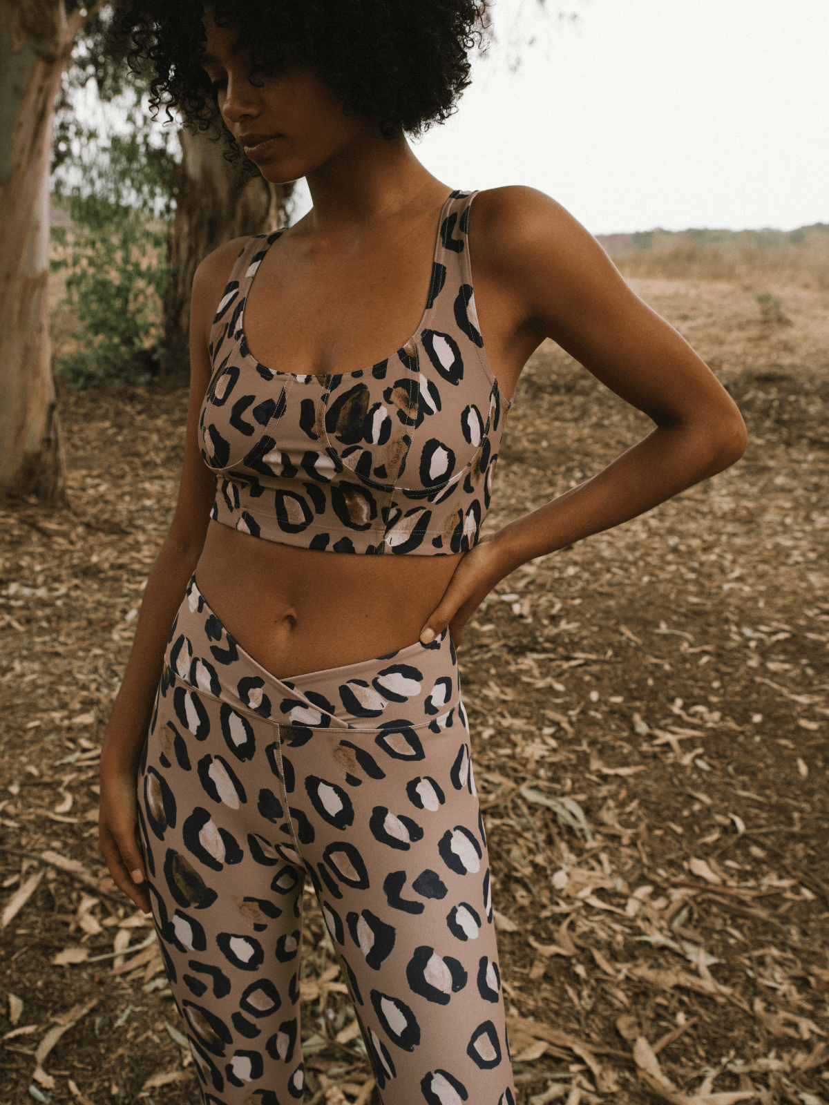 Tan Leopard Veronica Leggings