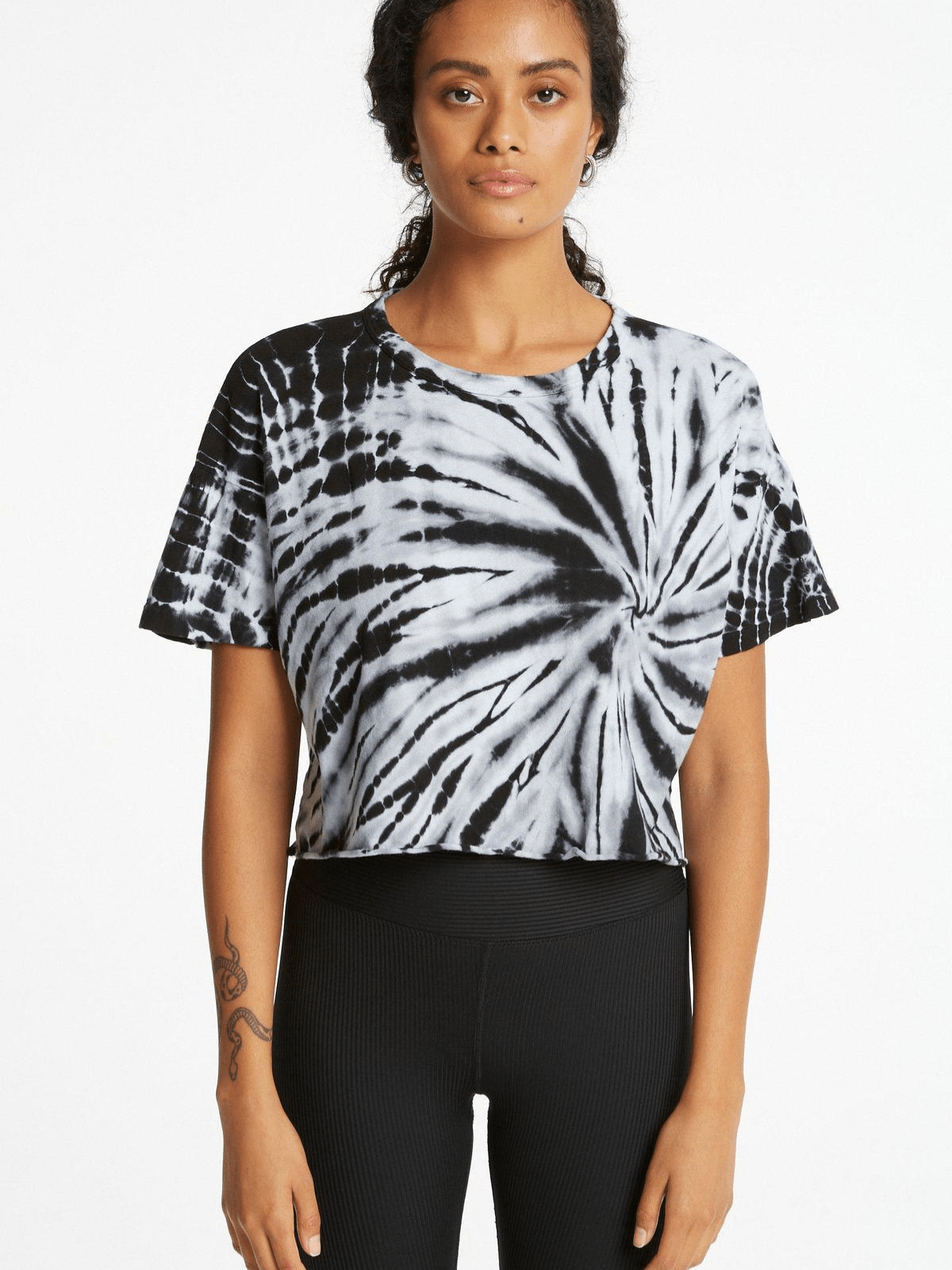 Tie Dye Cropped Tee