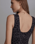 Iron Grey Cheetah Aletta Tank Top