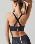 Tetris Dark Wash Chelsea Sports Bra