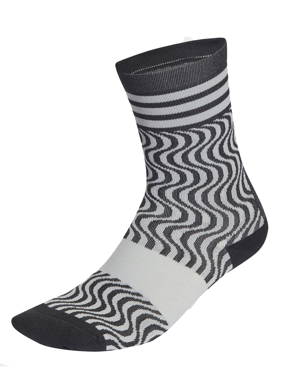 Black and White Crew Socks