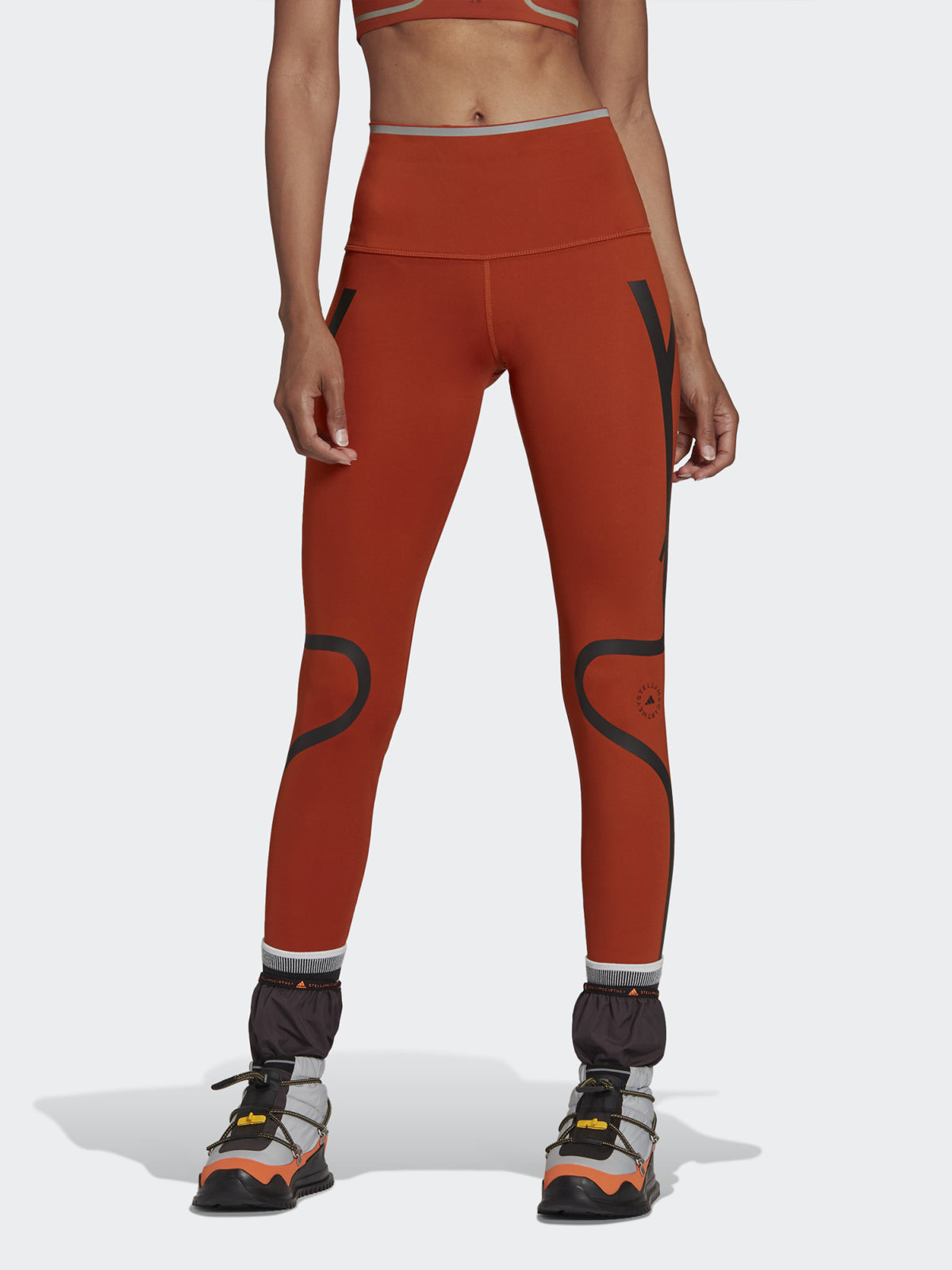 Orange TruePace Long Leggings