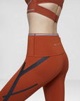 Orange TruePace Long Leggings