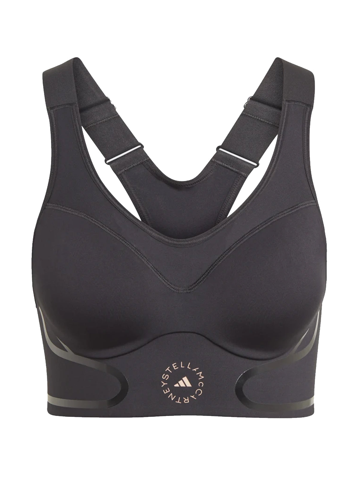 Women Black TruePace High Support Plus Size Sports Bra