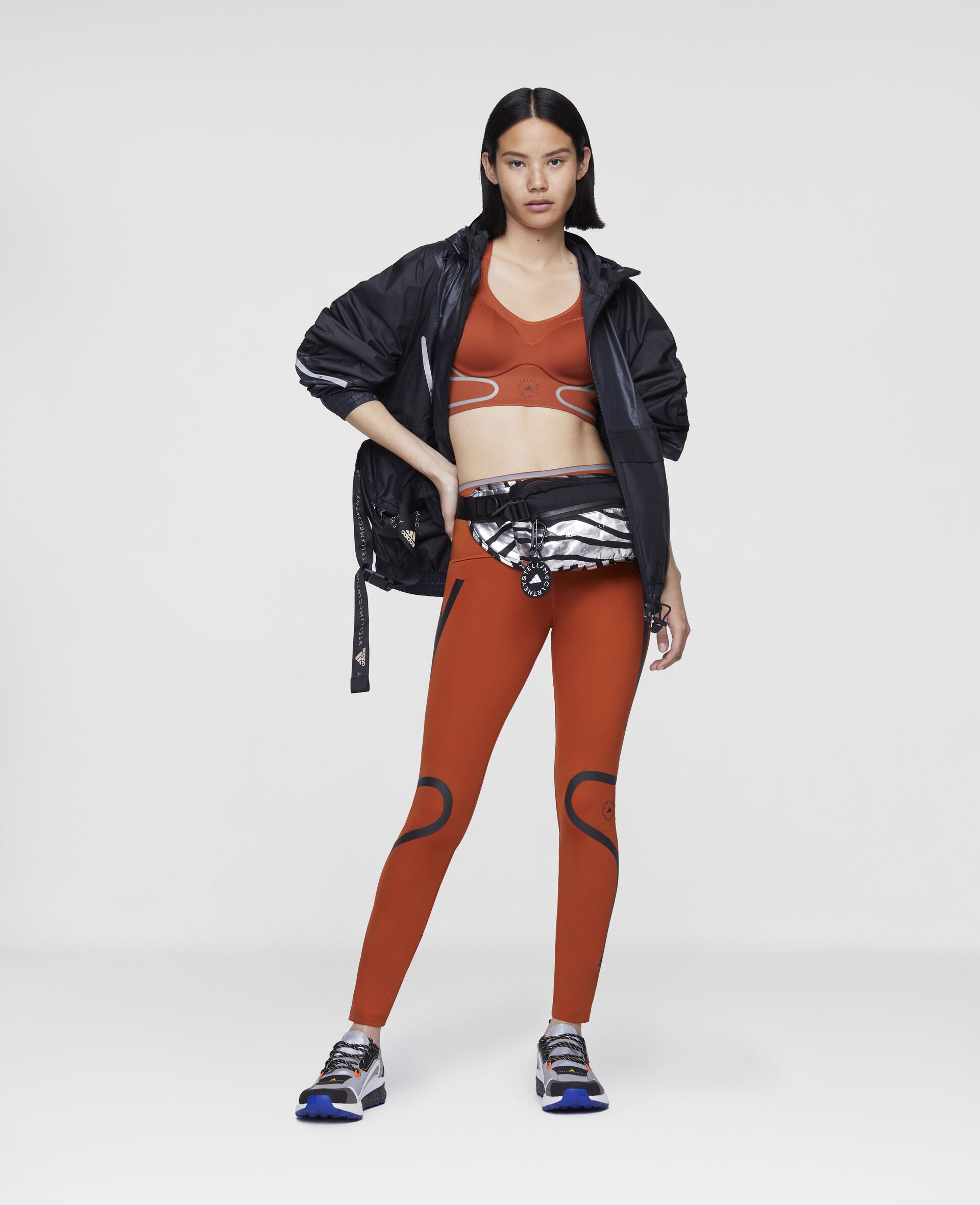 Orange TruePace Long Leggings