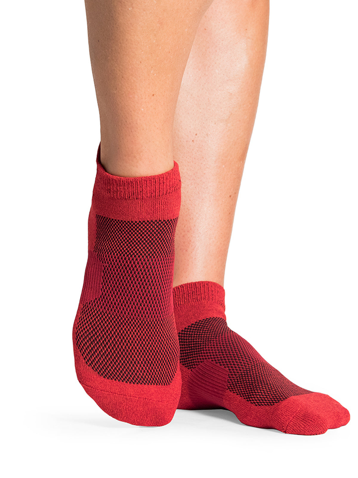 Theia red running socks