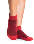 Theia red running socks