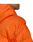 Orange Pull On Puffer Jacket