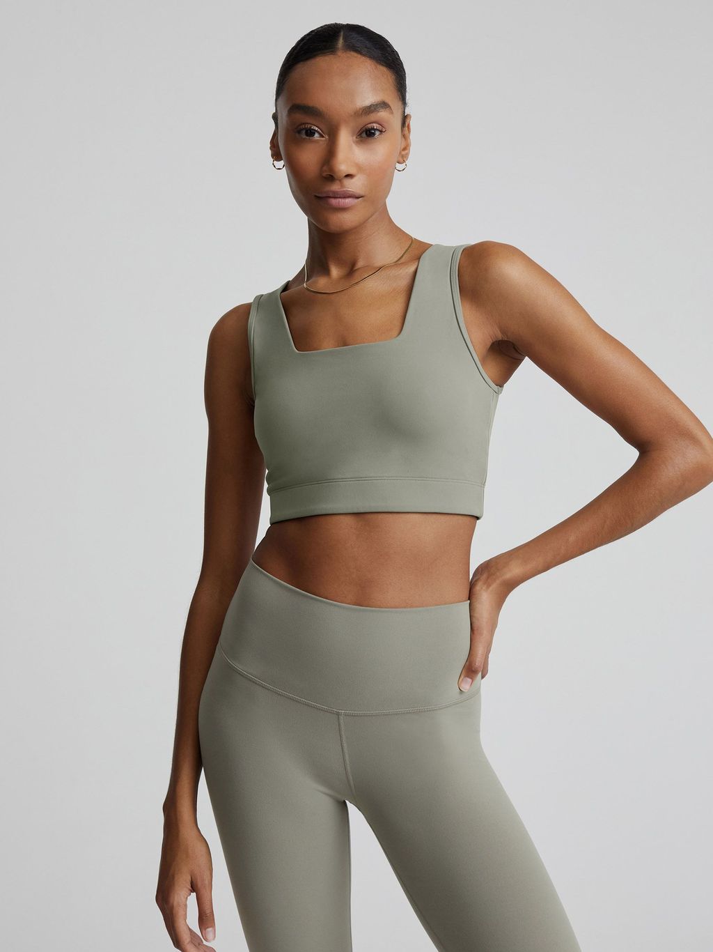 Gravity Grey Always Delta Sports Bra