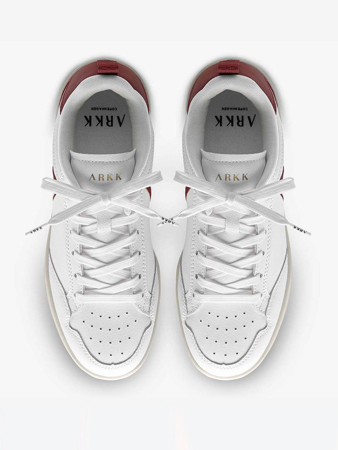 Visuklass Leather S-C18 White Cowhide Sneakers