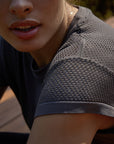 Deep Charcoal Seamless Carley Tee