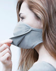 White Glacier Face Mask