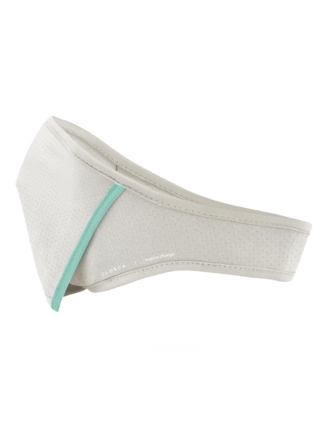 White Glacier Face Mask