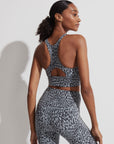 Petrol Motion Speckle Let's Move Harris Sports Bra